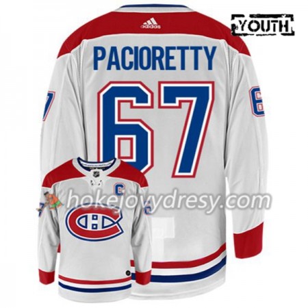 Dětské Hokejový Dres Montreal Canadiens MAX PACIORETTY 67 Adidas Bílá Authentic